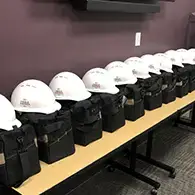 Safety equipment provided to Kent Roosevelt high school students.